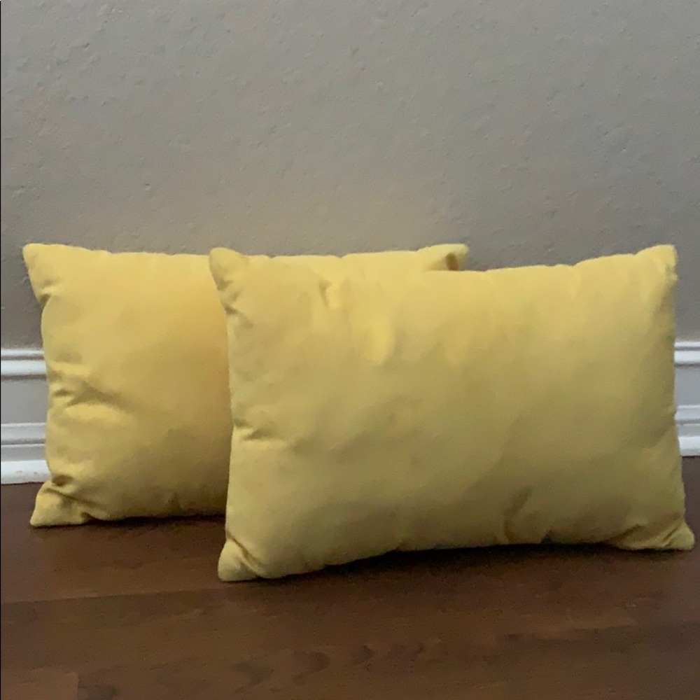 Two Yellow Pillows